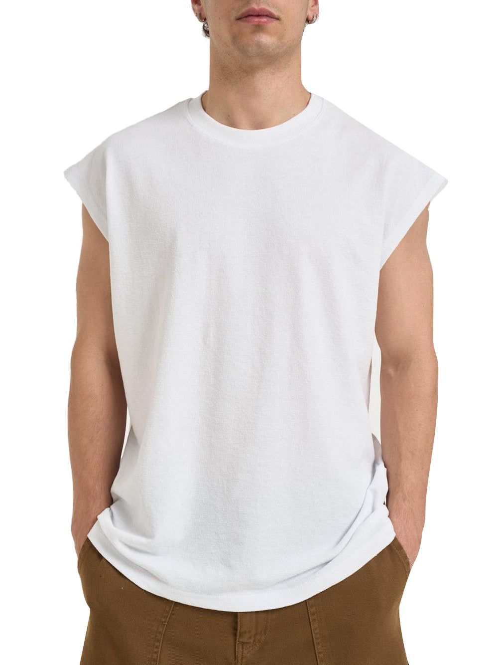JACK&JONES MAIN 1 Canotta Jack&Jones Vestibilità Ampia - Bianco
