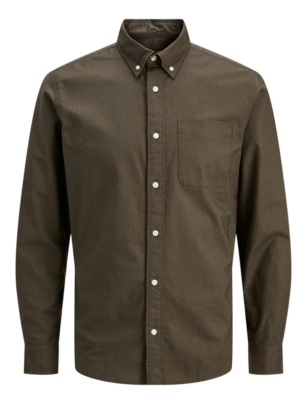 JACK&JONES STOCK Camicia Jack&Jones Casual Slim Fit - Verde Olive