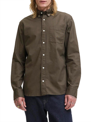 JACK&JONES STOCK Camicia Jack&Jones Casual Slim Fit - Verde Olive