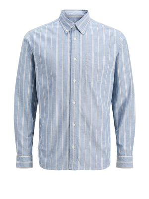 JACK&JONES STOCK Camicia Jack&Jones Jprblubrook Oxford Blue