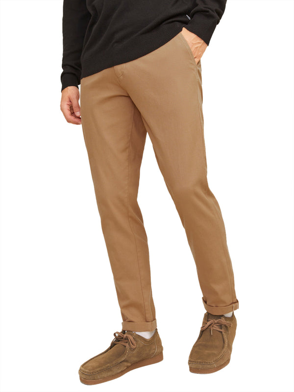 JACK&JONES STOCK Pantalone Jack&Jones Chino Slim Fit - Cammello