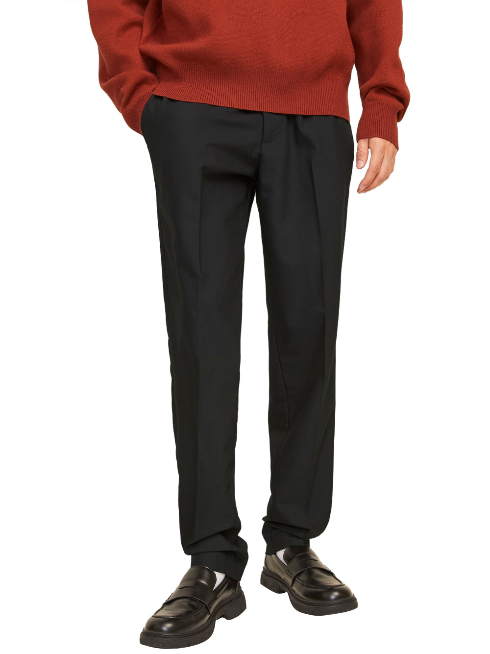 JACK&JONES STOCK Pantalone Jack&Jones Chino Tapered - Nero