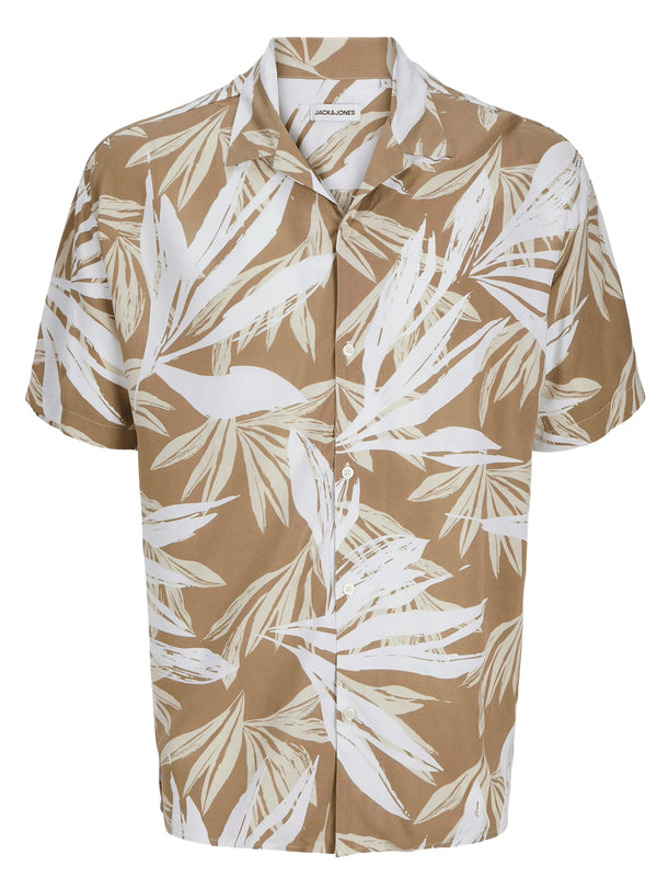 JACK&JONES STOCK Camicia Jack&Jones Tropical - Beige