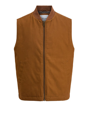 JACK&JONES STOCK Gilet Jack&Jones Jjedover Vest Noos Marrone