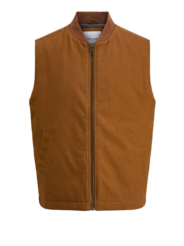 JACK&JONES STOCK Gilet Jack&Jones Jjedover Vest Noos Marrone