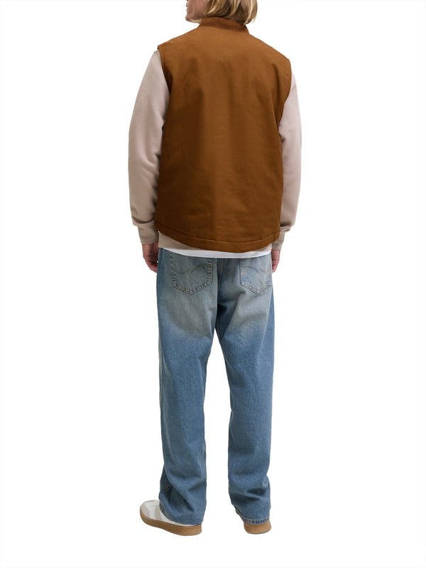 JACK&JONES STOCK Gilet Jack&Jones Jjedover Vest Noos Marrone