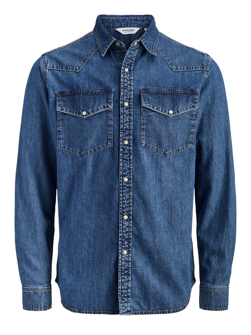 JACK&JONES STOCK Camicia Jack&Jones Slim Fit - Dark Denim