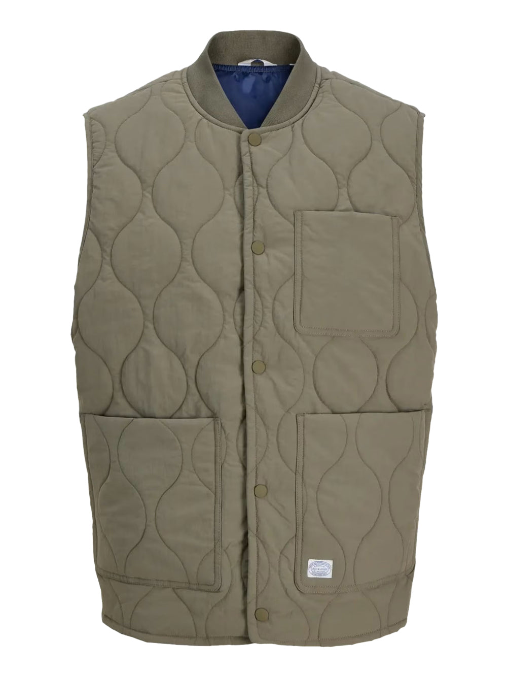 JACK&JONES STOCK Gilet Jack&Jones Quilted - Oliva