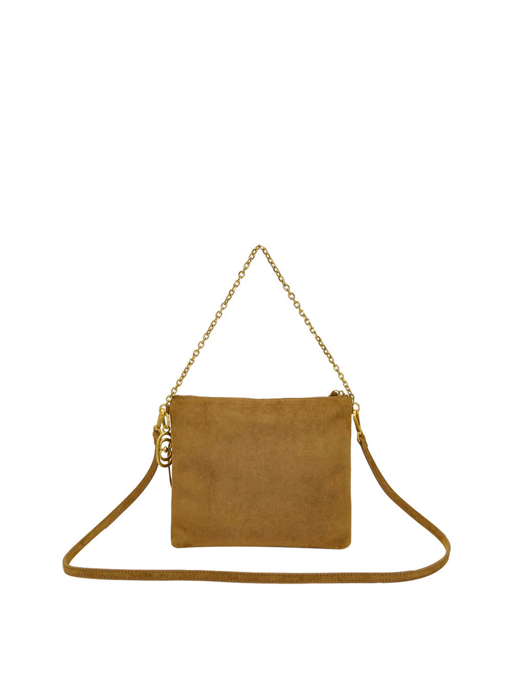 La Carrie Pochette La Carrie Night Con Frange - Cuoio