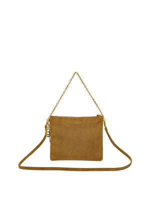 La Carrie Pochette La Carrie Night Con Frange - Cuoio