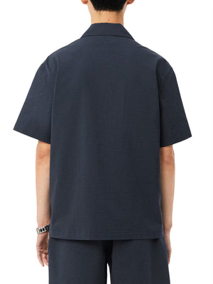 LACOSTE Camicia Lacoste Relaxed Fit - Navy