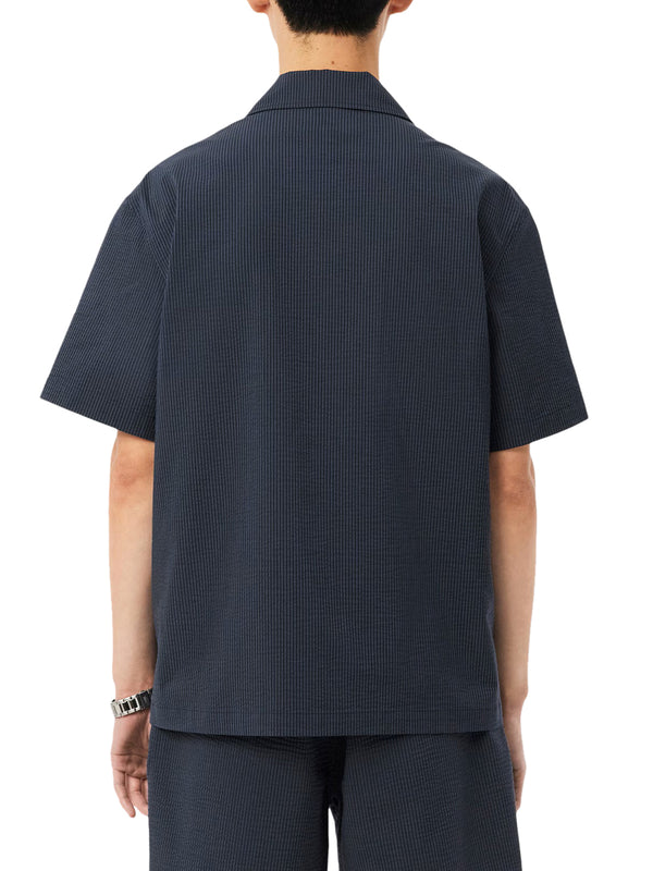 LACOSTE Camicia Lacoste Relaxed Fit - Navy