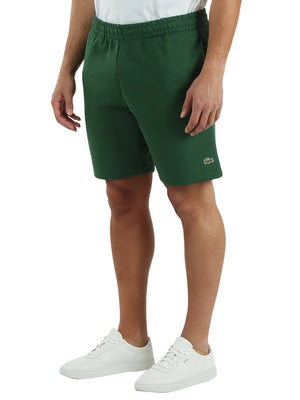 LACOSTE Bermuda Lacoste In Tessuto Felpato Regular Fit - Verde