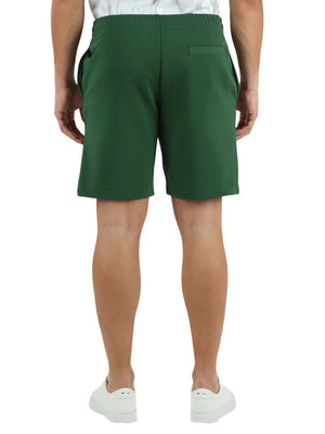 LACOSTE Bermuda Lacoste In Tessuto Felpato Regular Fit - Verde