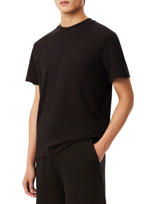 LACOSTE T-shirt Lacoste In Jersey Testurizzata - Marrone