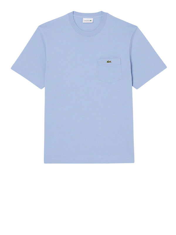 LACOSTE T-Shirt Lacoste - Celeste