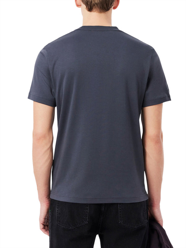 Lacoste T-Shirt Lacoste Con Ricamo - Grigio