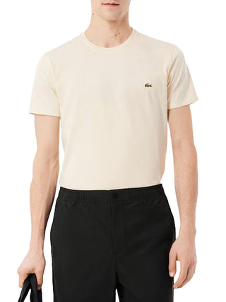 Lacoste T-Shirt Lacoste In Cotone Prima - Beige