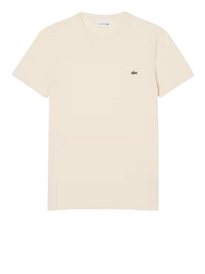Lacoste T-Shirt Lacoste In Cotone Prima - Beige