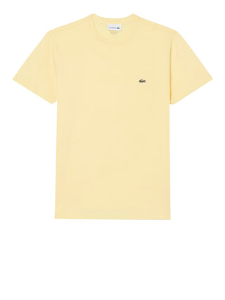 LACOSTE T-shirt Lacoste In Cotone Pima - Giallo