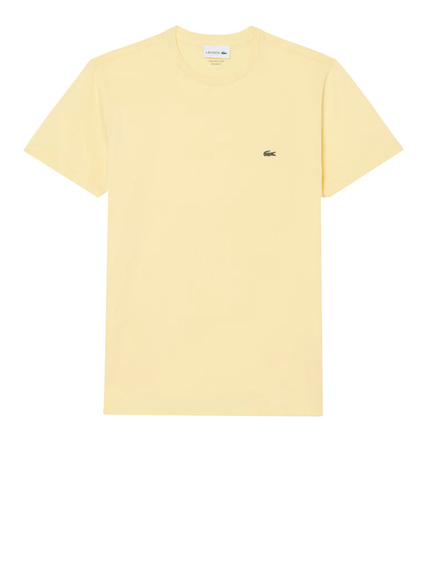 LACOSTE T-shirt Lacoste In Cotone Pima - Giallo