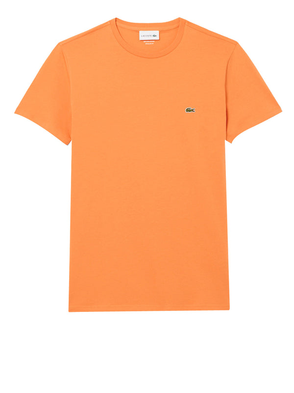LACOSTE T-shirt Lacoste In Cotone Pima - Arancione
