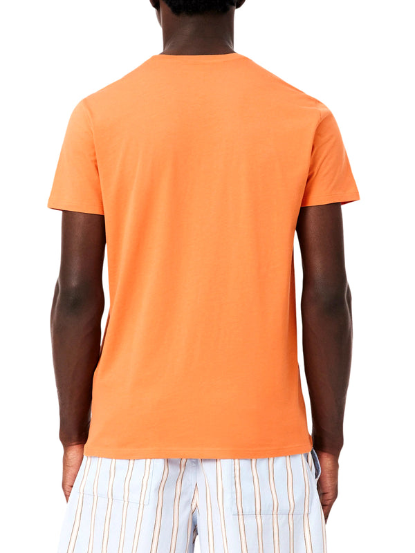 LACOSTE T-shirt Lacoste In Cotone Pima - Arancione
