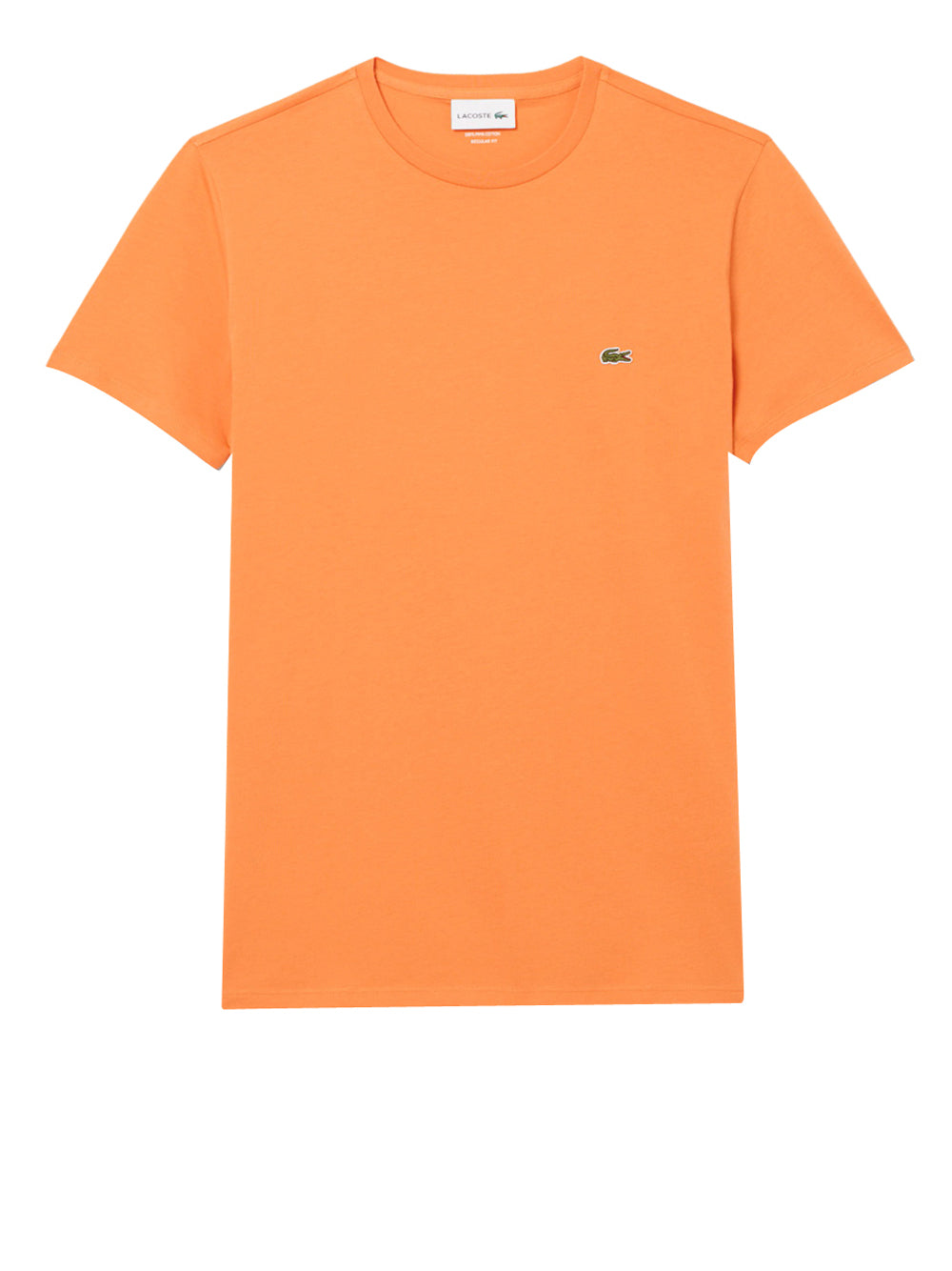 Lacoste T-shirt Lacoste In Cotone Pima - Arancione