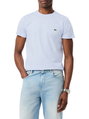 Lacoste T-Shirt Lacoste In Cotone - Celeste