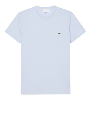 Lacoste T-Shirt Lacoste In Cotone - Celeste