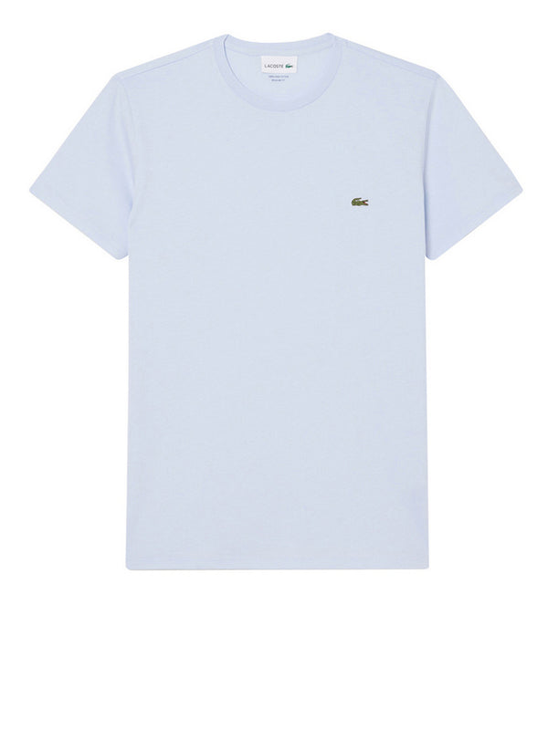 Lacoste T-Shirt Lacoste In Cotone - Celeste