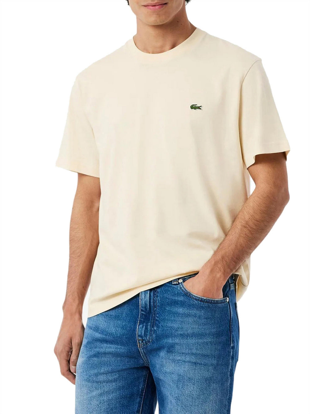 Lacoste T-Shirt Lacoste In Cotone - Beige