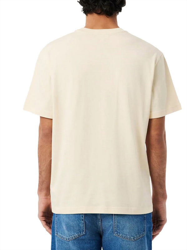 Lacoste T-Shirt Lacoste In Cotone - Beige