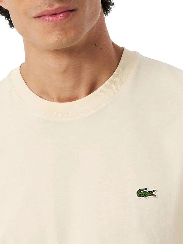 Lacoste T-Shirt Lacoste In Cotone - Beige