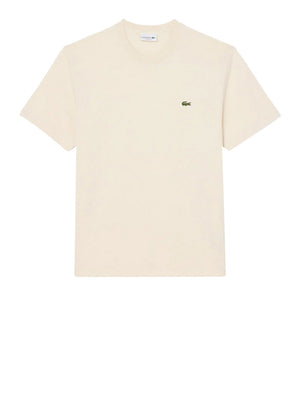 Lacoste T-Shirt Lacoste In Cotone - Beige