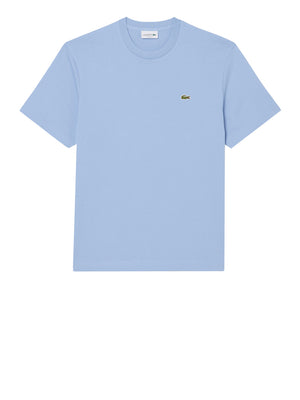 LACOSTE T-Shirt Lacoste In Cotone - Blu
