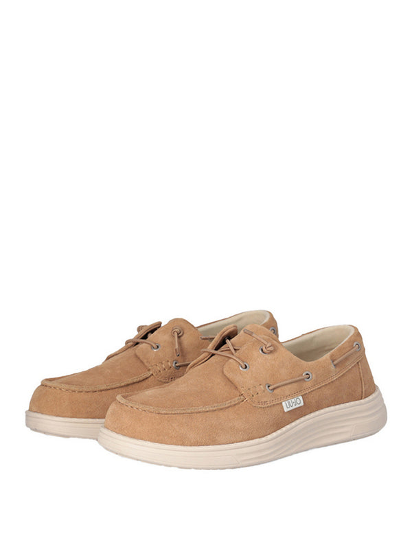 Liu Jo Mocassino Liu Jo Riva In Pelle Scamosciata - Beige Scuro