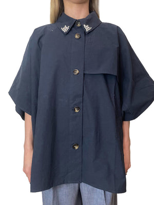 Liu Jo Poncho Trench Liu Jo - Blu