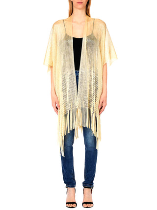 LIU JO SOFT1 Poncho Rete Lungo Liu Jo - Oro