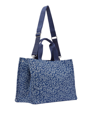 Liu Jo Borsa A Mano Liu Jo Animalier - Blu Denim