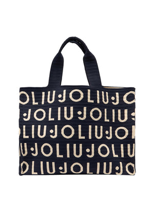 Liu Jo Borsa A Mano Liu Jo Knitted Logo - Blu