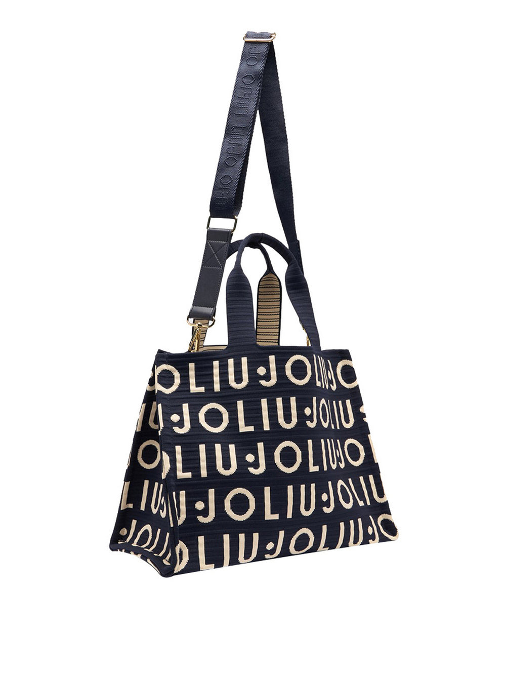 Liu Jo Borsa A Mano Liu Jo Knitted Logo - Blu