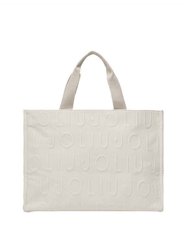 Liu Jo Tote Liu Jo Logo Bubble - Crema