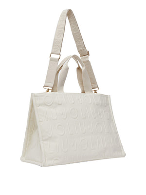 Liu Jo Tote Liu Jo Logo Bubble - Crema