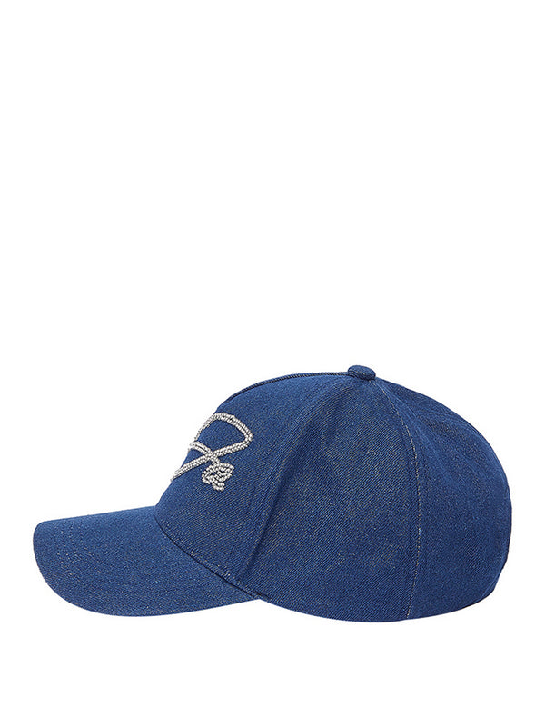 Liu Jo Cappello Liu Jo Baseball In Denim - Blu Denim