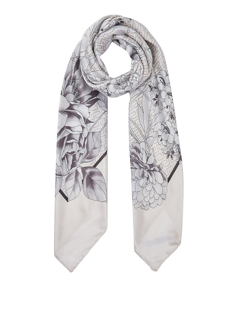 Liu Jo Foulard Liu Jo Romantic - Avorio/Nero