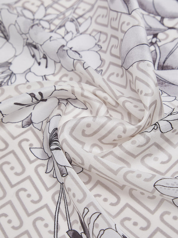 Liu Jo Foulard Liu Jo Romantic - Avorio/Nero