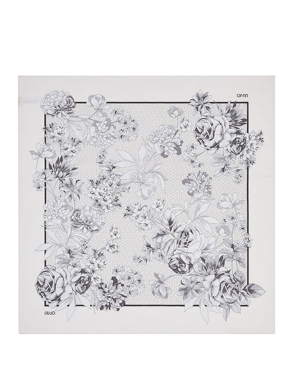 Liu Jo Foulard Liu Jo Romantic - Avorio/Nero