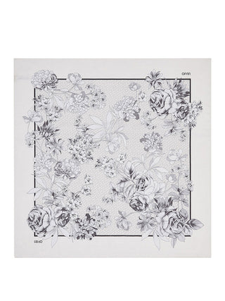 Liu Jo Foulard Liu Jo Romantic - Avorio/Nero