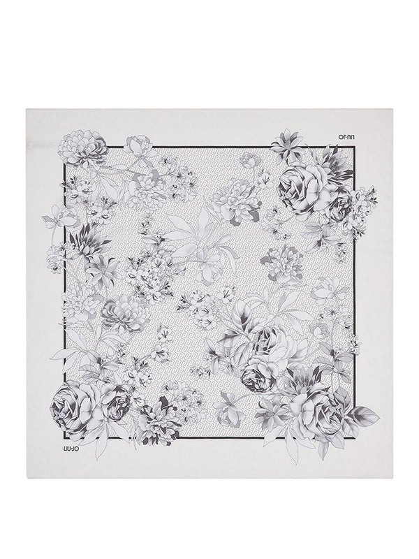 Liu Jo Foulard Liu Jo Romantic - Avorio/Nero
